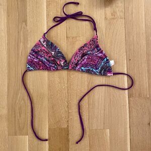 Colorful bikini top from target